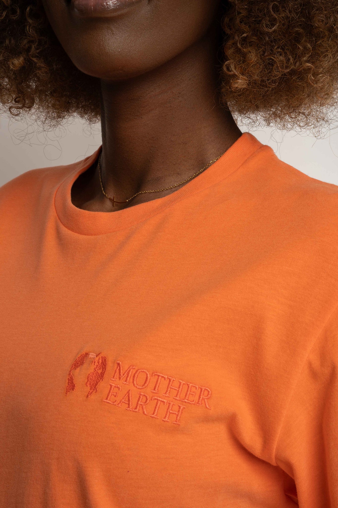 WOMEN'S ORANGE T-SHIRT - TULUM