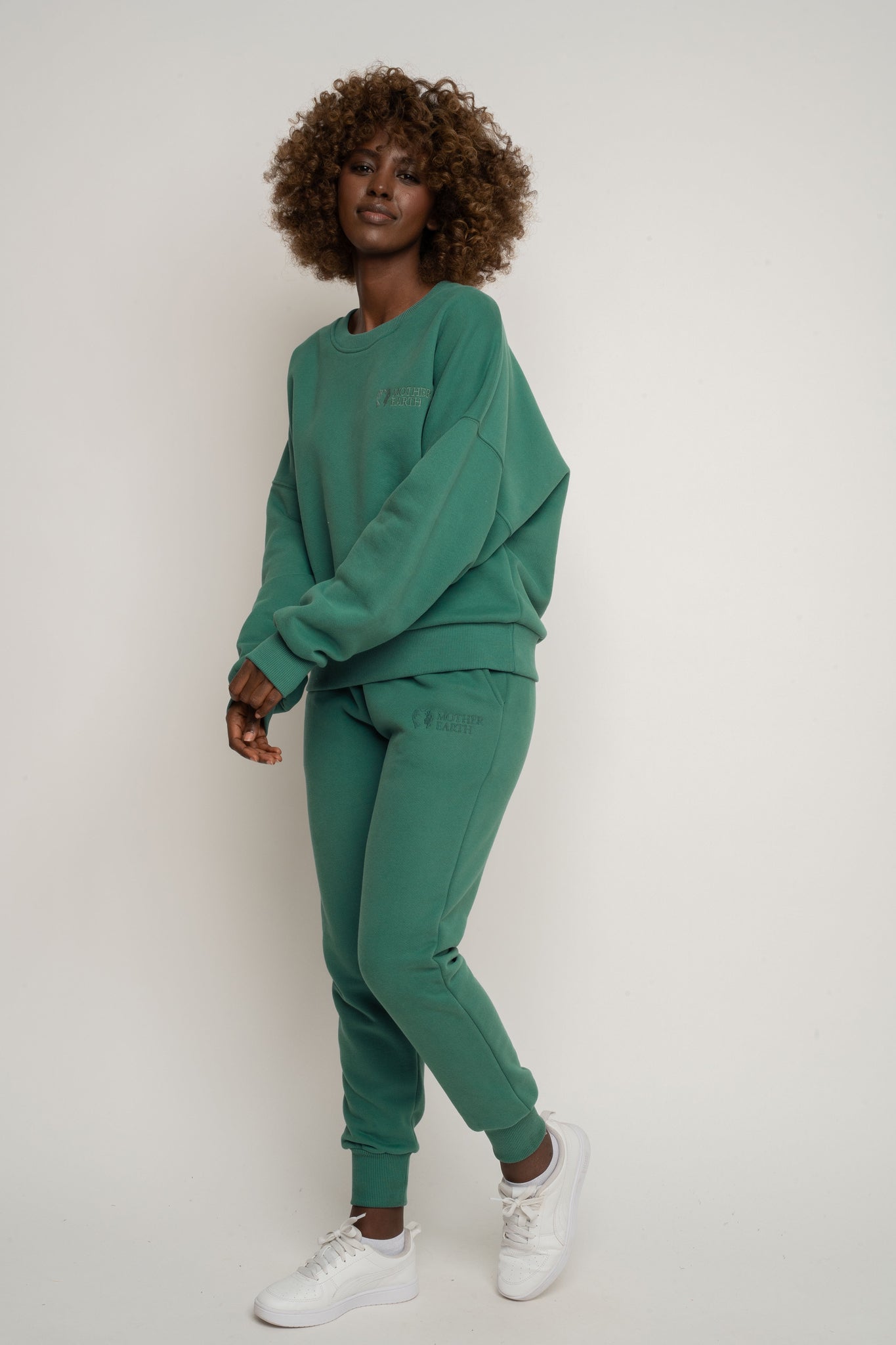 BLUZA TYPU CREWNECK ZIELONA - OZARK