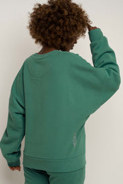 BLUZA TYPU CREWNECK ZIELONA - OZARK