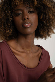 OVERSIZED T-SHIRT WITH A DELICATE WASH EFFECT, BURGUNDY - NUSA