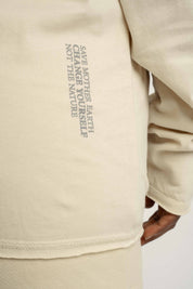 COTTON LONG-SLEEVED BLOUSE LIGHT BEIGE - NAMIB