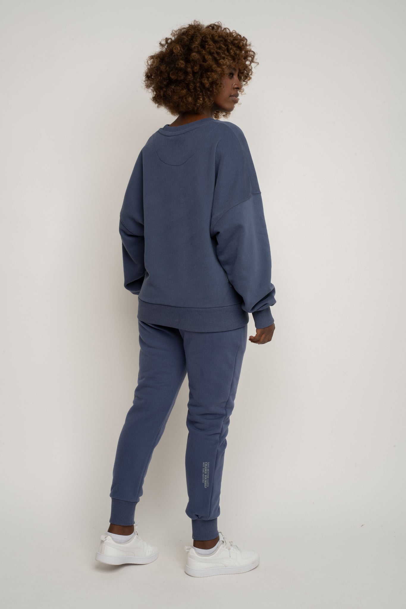 BLUZA TYPU CREWNECK GRANATOWA  - OZARK