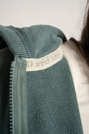 OVERSIZED WASHED HOODIE IN GREEN - TRONDHEIM