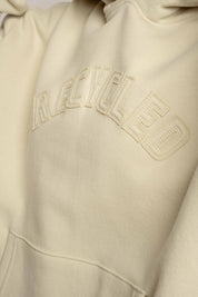 LIGHT BEIGE HOODIE - MOHELI RECYCLED