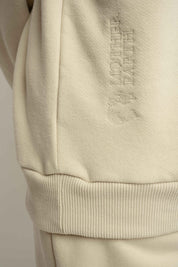 LIGHT BEIGE HOODIE - MOHELI RECYCLED