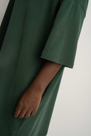 T-SHIRT OVERSIZE CIEMNOZIELONY- GENEVA