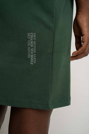 T-SHIRT OVERSIZE CIEMNOZIELONY- GENEVA