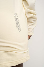 COTTON LONG-SLEEVED BLOUSE CREAM - NAMIB
