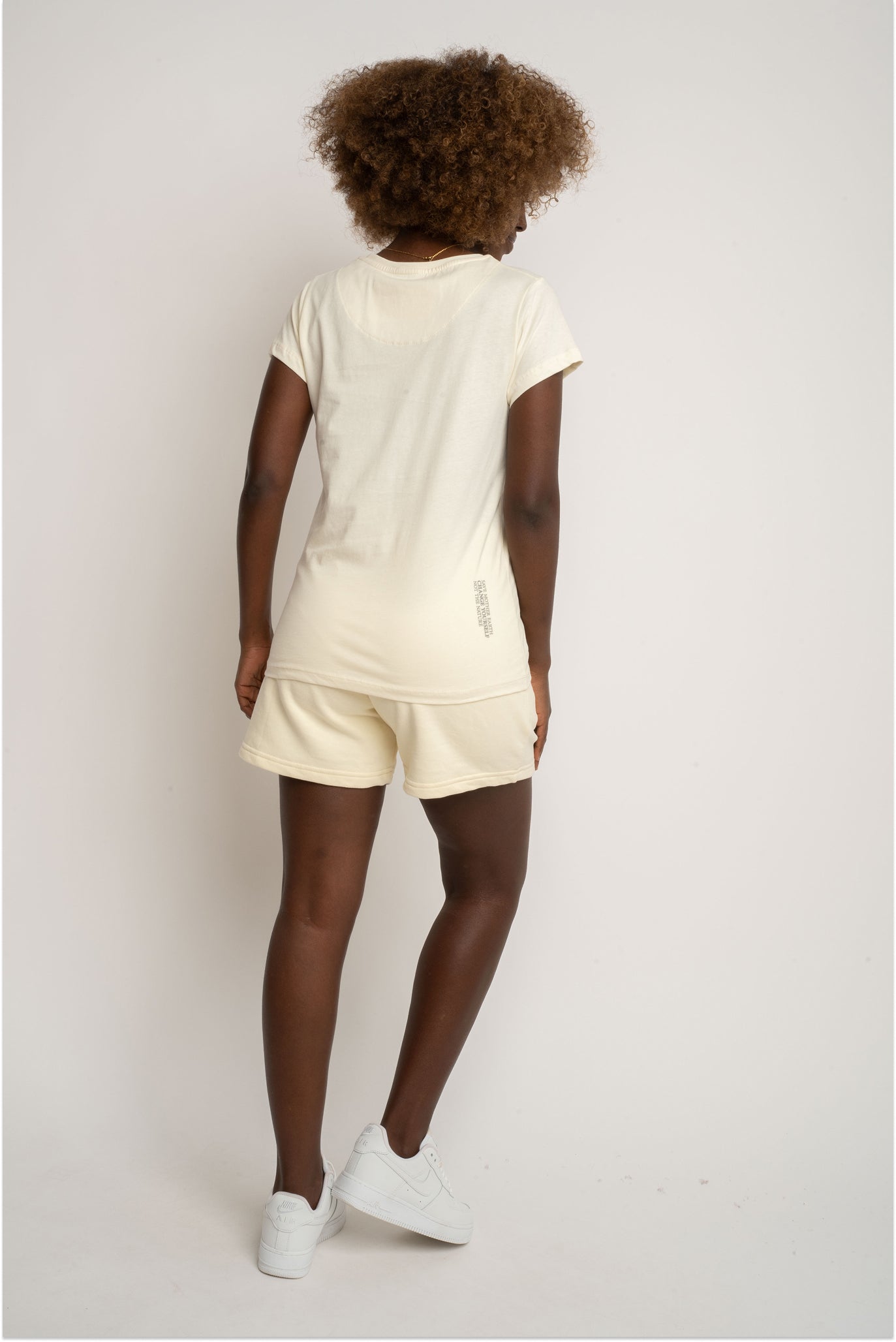WOMEN'S CREAM T-SHIRT - SALINA