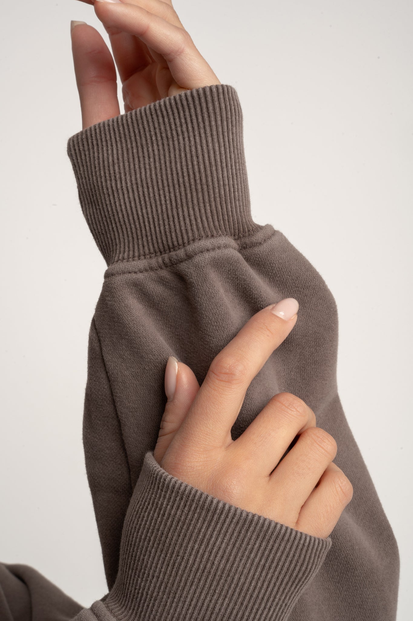 BROWN WASHED BASEBALL SWEATSHIRT - ALESUND