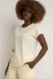 WOMEN'S CREAM T-SHIRT - SALINA