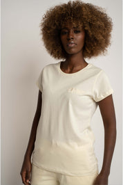 WOMEN'S CREAM T-SHIRT - SALINA