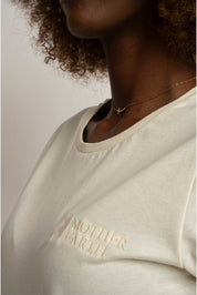 WOMEN'S CREAM T-SHIRT - SALINA