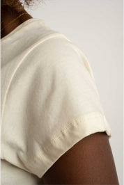 WOMEN'S CREAM T-SHIRT - SALINA