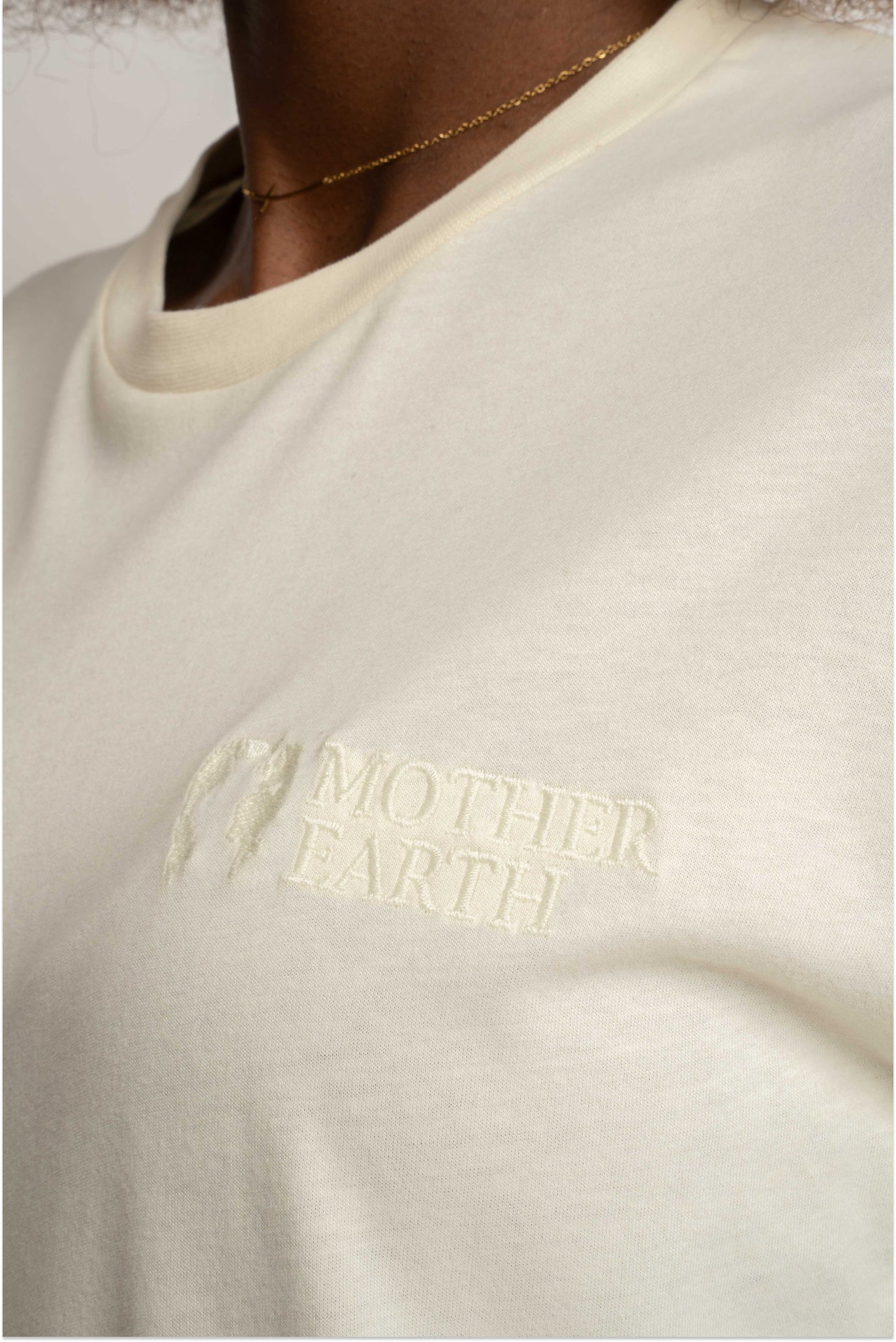WOMEN'S CREAM T-SHIRT - TULUM