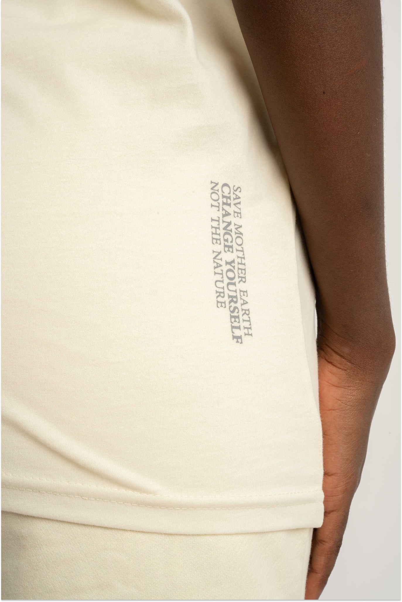 WOMEN'S CREAM T-SHIRT - TULUM