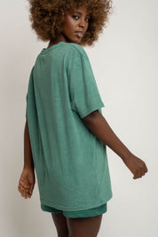 WASHED GREEN T-SHIRT - TAHOE