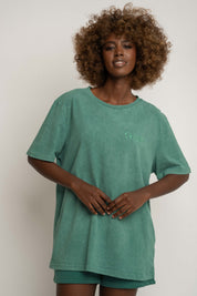 WASHED GREEN T-SHIRT - TAHOE