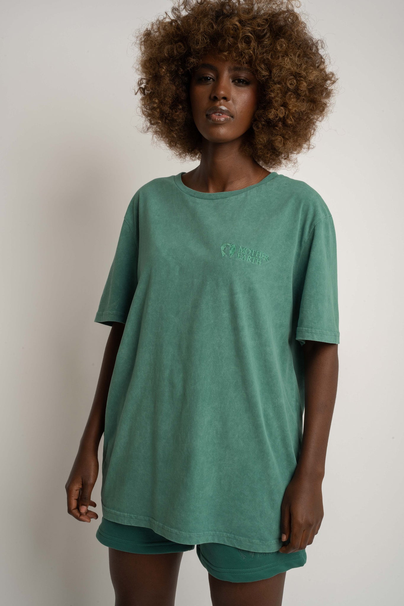WASHED GREEN T-SHIRT - TAHOE