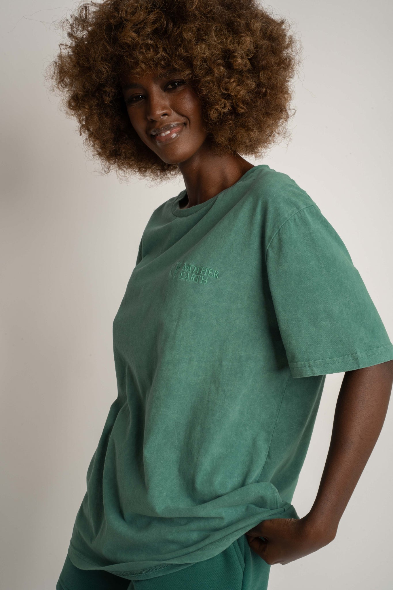 WASHED GREEN T-SHIRT - TAHOE
