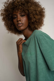 WASHED GREEN T-SHIRT - TAHOE