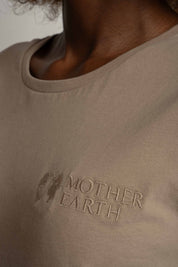 WOMEN'S LIGHT BROWN T-SHIRT - SALINA