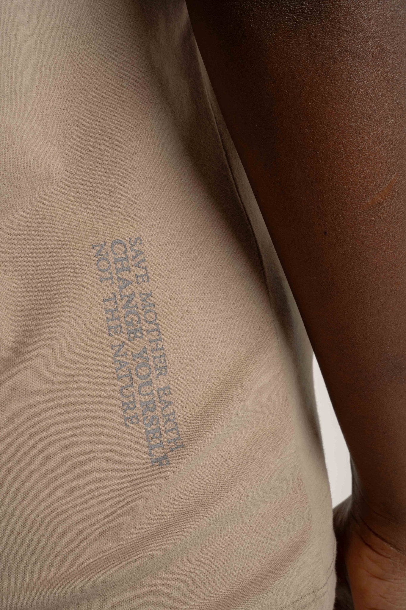 WOMEN'S LIGHT BROWN T-SHIRT - SALINA