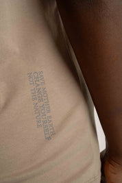 WOMEN'S LIGHT BROWN T-SHIRT - SALINA