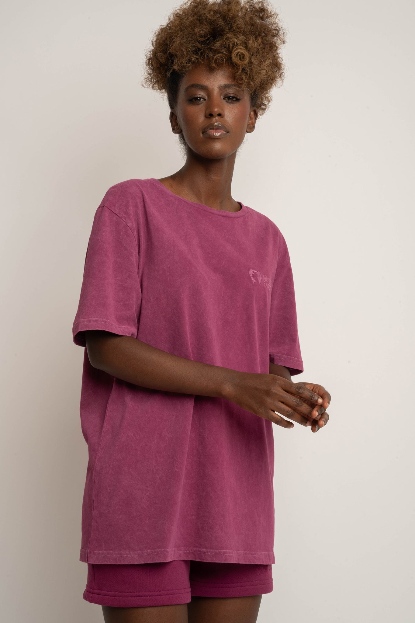 WASHED BURGUNDY T-SHIRT - TAHOE