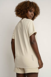 WOMEN'S LIGHT BEIGE T-SHIRT - TULUM