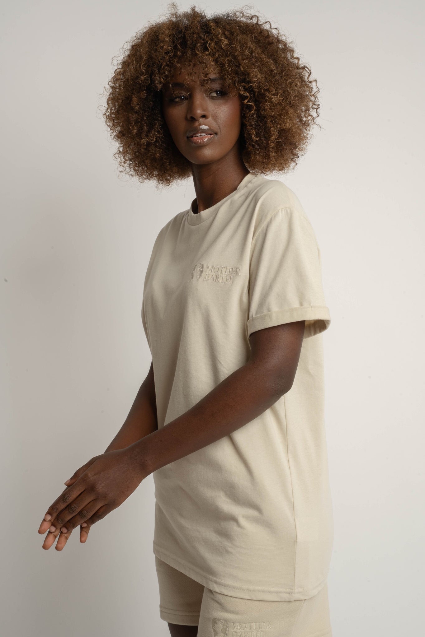 WOMEN'S LIGHT BEIGE T-SHIRT - TULUM