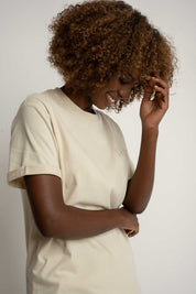 WOMEN'S LIGHT BEIGE T-SHIRT - TULUM