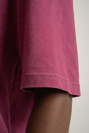 WASHED BURGUNDY T-SHIRT - TAHOE