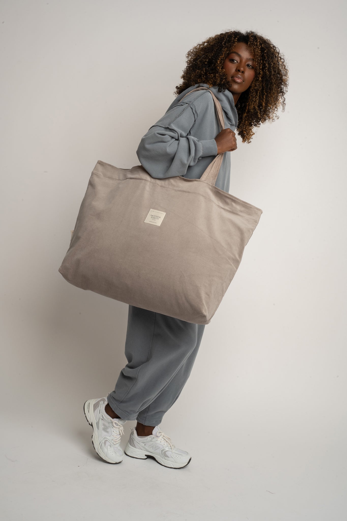 CREAM SHOPPER BAG - ADALAR