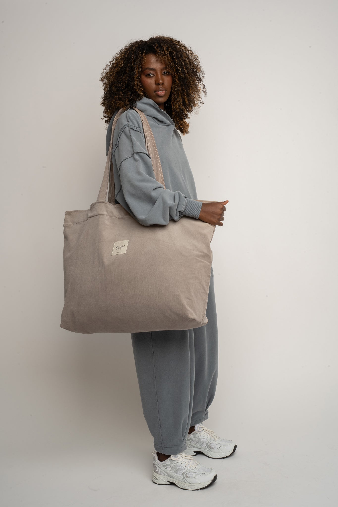 CREAM SHOPPER BAG - ADALAR