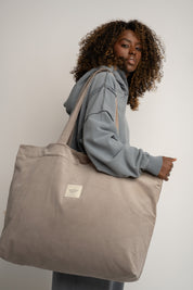 CREAM SHOPPER BAG - ADALAR