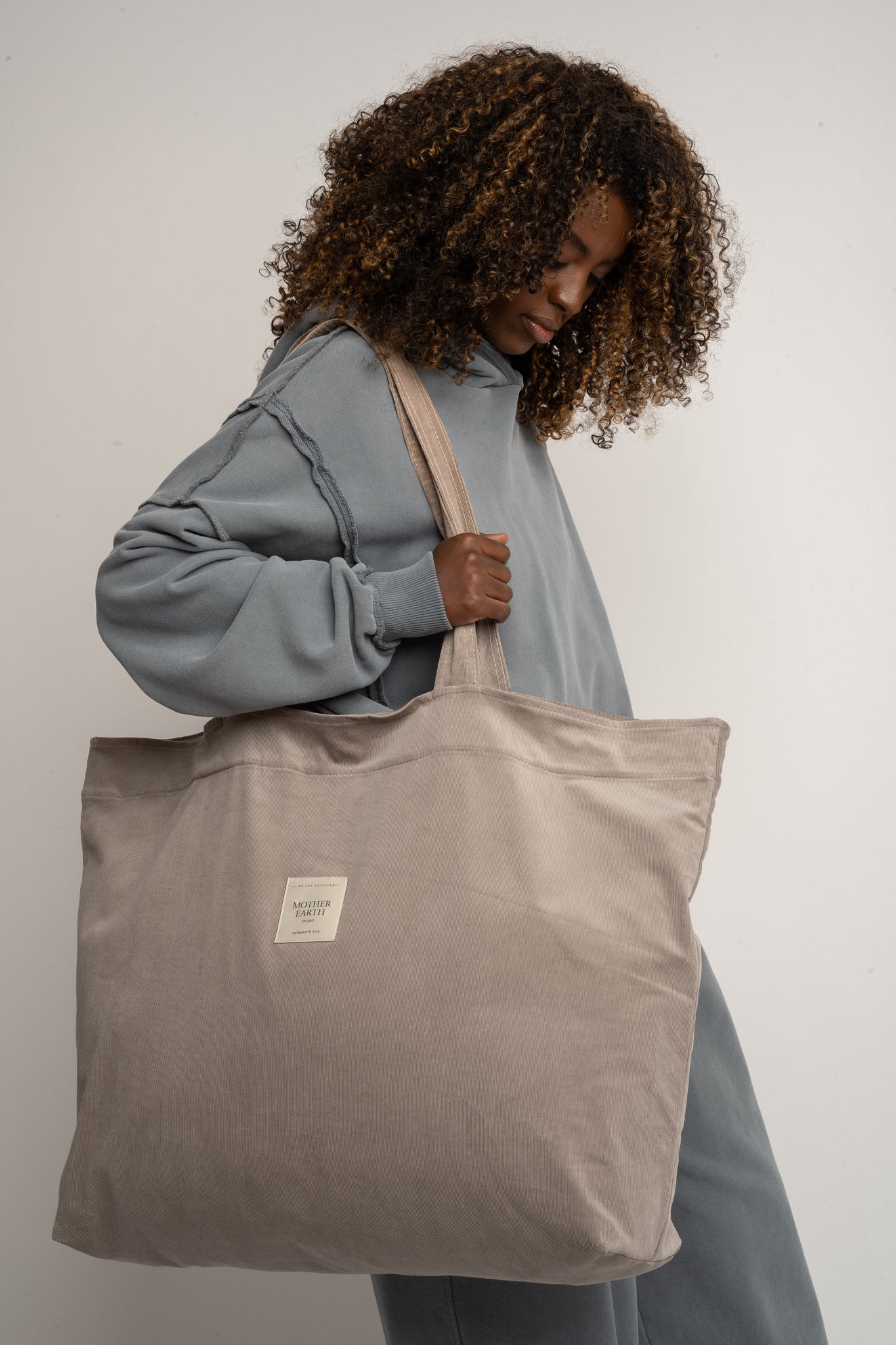 CREAM SHOPPER BAG - ADALAR