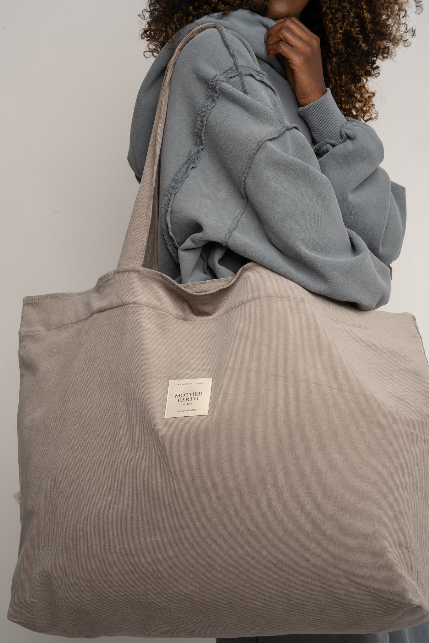 CREAM SHOPPER BAG - ADALAR