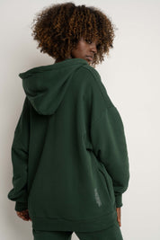 DARK GREEN HOODIE -NIKO