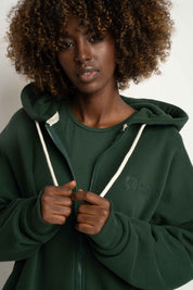 DARK GREEN HOODIE -NIKO