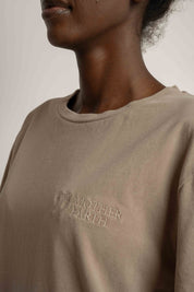 BEIGE WASHED-EFFECT T-SHIRT - TAHOE