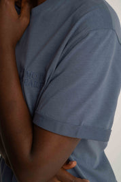 WOMEN'S NAVY T-SHIRT - TULUM