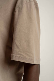 BEIGE WASHED-EFFECT T-SHIRT - TAHOE