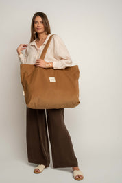 CARAMEL SHOPPER BAG - ADALAR
