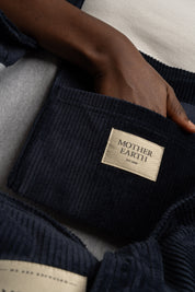 TORBA TYPU SHOPPER  BAG CIEMNIOGRANATOWA - ADALAR