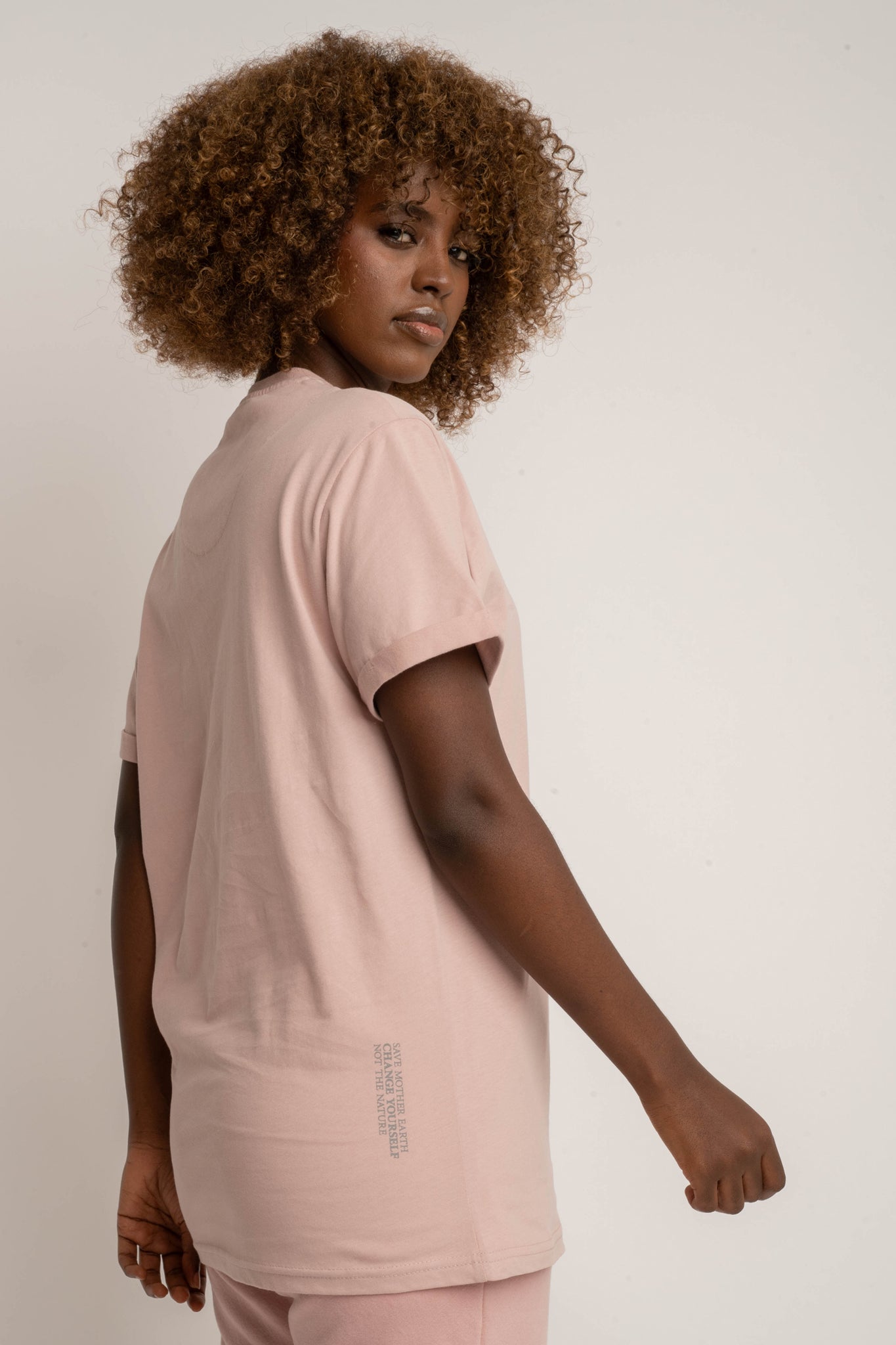 WOMEN'S LIGHT PINK T-SHIRT - TULUM