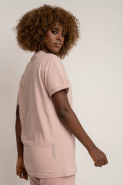 WOMEN'S LIGHT PINK T-SHIRT - TULUM