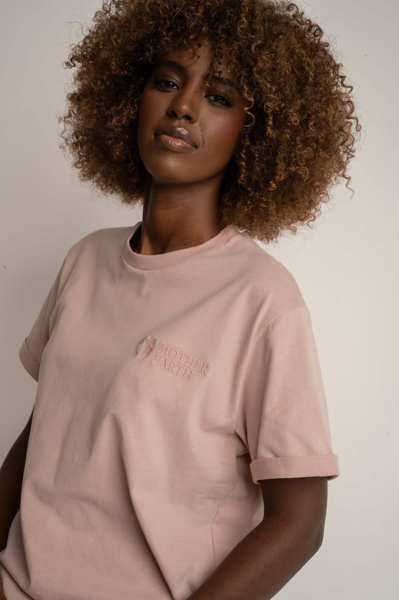 WOMEN'S LIGHT PINK T-SHIRT - TULUM