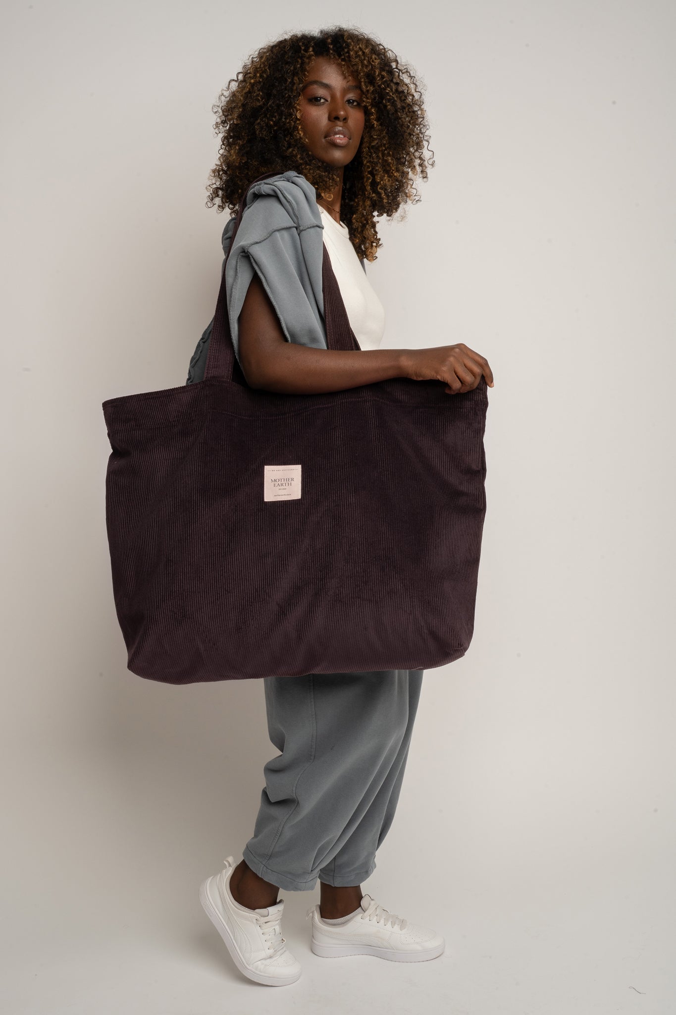 CREAM SHOPPER BAG - ADALAR