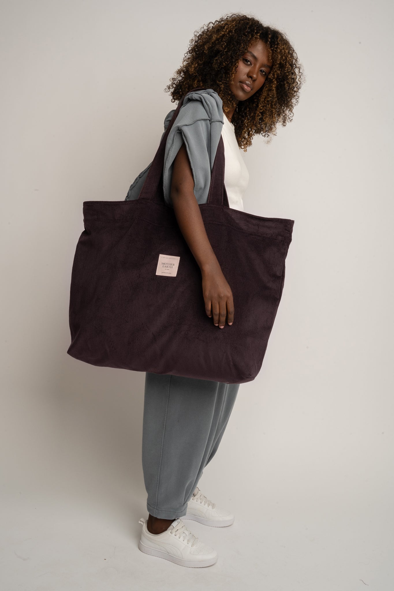 CREAM SHOPPER BAG - ADALAR
